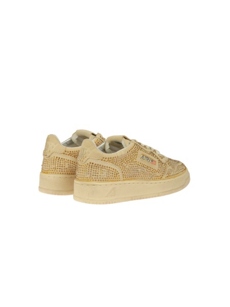 Calzature Sneakers Autry Medalist Low Crystal Beige